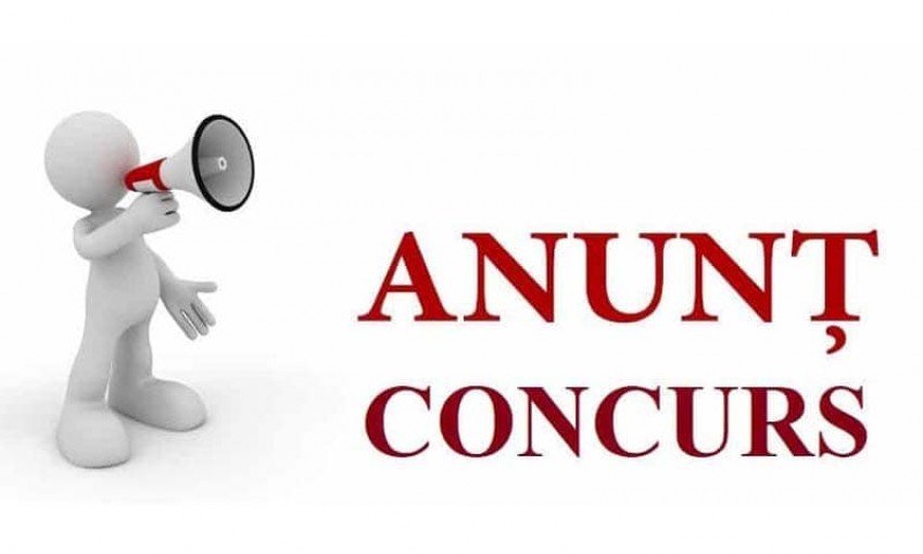 ANUNȚ DE CONCURS.