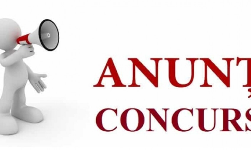 ANUNȚ DE CONCURS